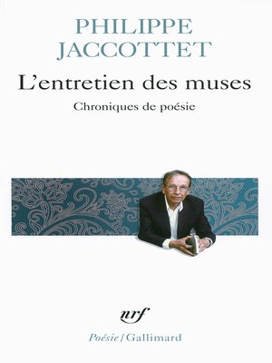 cover image of L'entretien des muses. Chroniques de poésie
